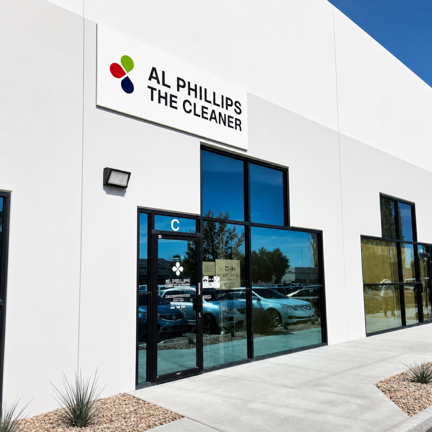 Al Phillips Cleaners Central Plant storefront at 3250 West Ali Baba Lane, Ste C